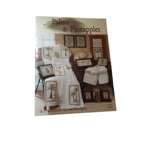 JEANETTE CREWS DESIGNS  PALMS & PINEAPPLES Counted Cross Stitch Booklet #1235